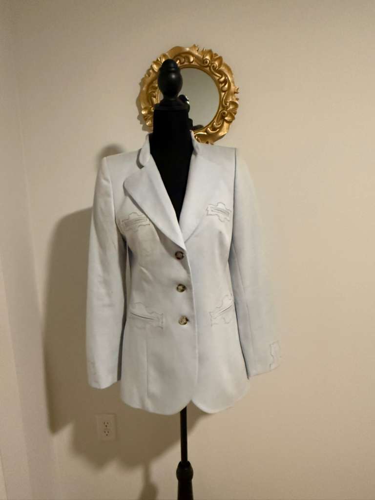 Suzanne Sutherland Rabbit Hair Blazer - Image 3