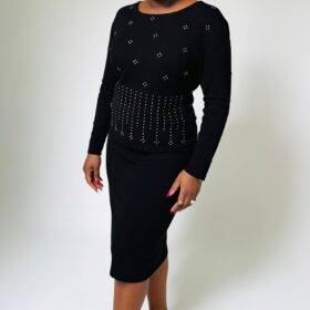 Misook Black Dress