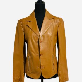 Neiman Marcus Leather Blazer